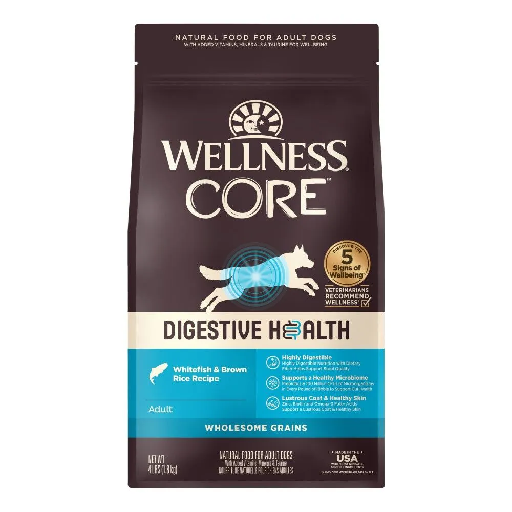 Wellness CORE 消化易 白魚配方狗乾糧．4lb/22lb
