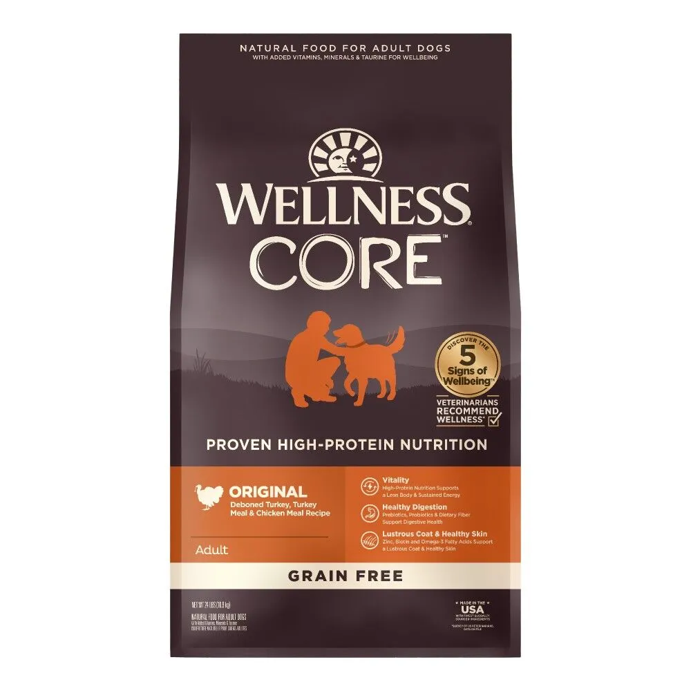 Wellness CORE 無榖物系列 成犬經典原味雞肉配方.4lb/12lb/24lb