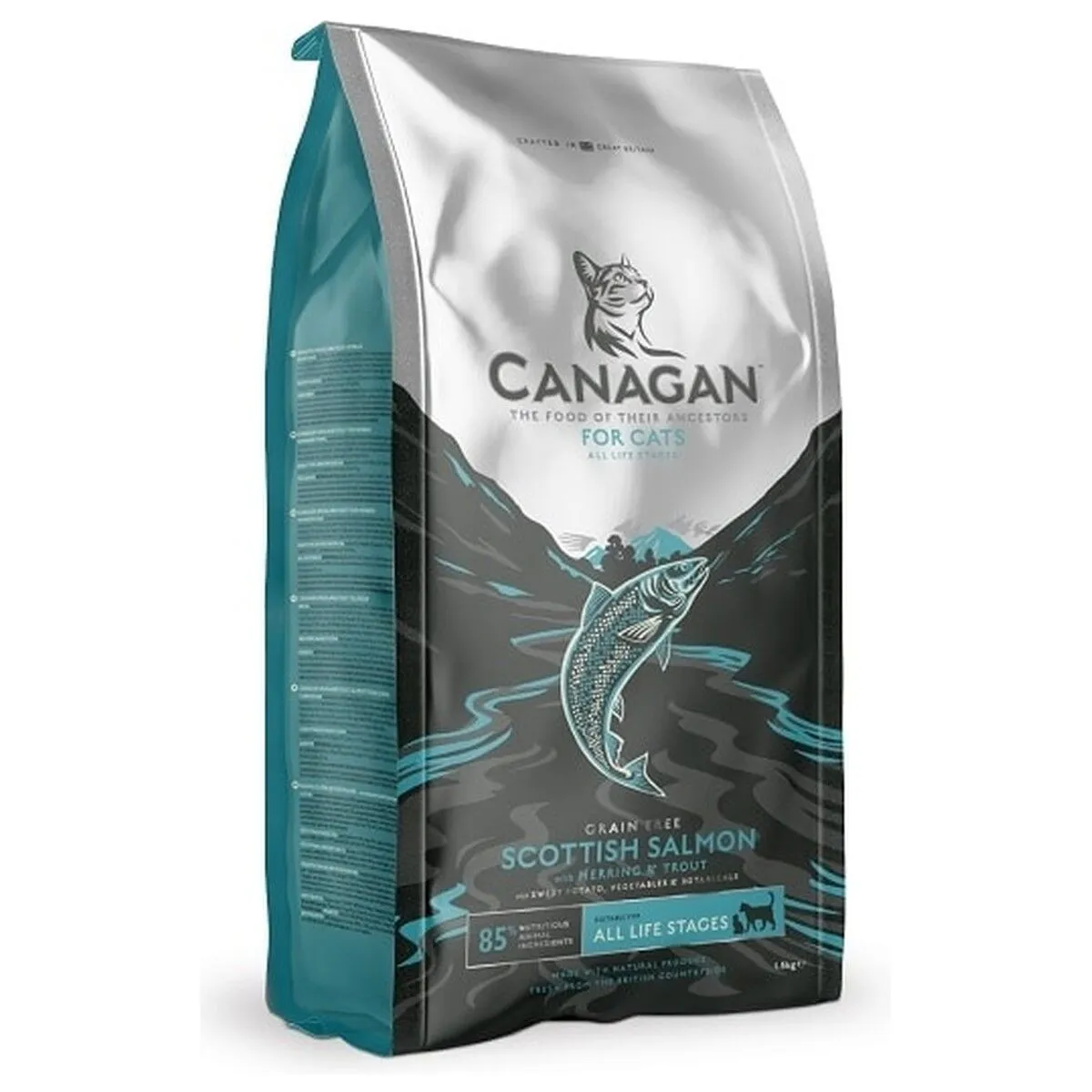 Canagan原之選 無穀物全貓糧 蘇格蘭三文魚配方．1.5kg/4kg