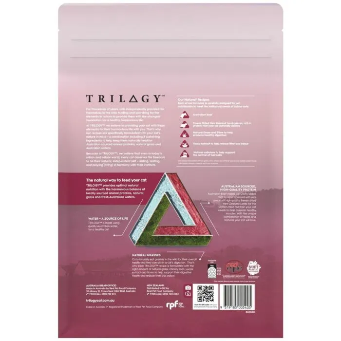 TRILOGY 奇境 無穀成貓糧 澳洲牛肉配方 (添加5%紐西蘭凍乾羊肺)．1.8kg/5kg