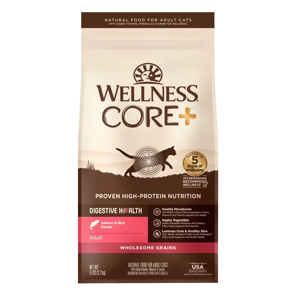WELLNESS CORE 貓糧 消化易 三文魚配方．5lb/11lb