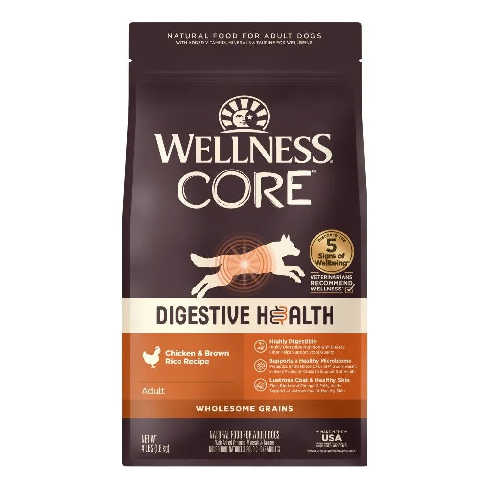 Wellness CORE 消化易 嫩雞肉配方狗乾糧．4lb/24lb