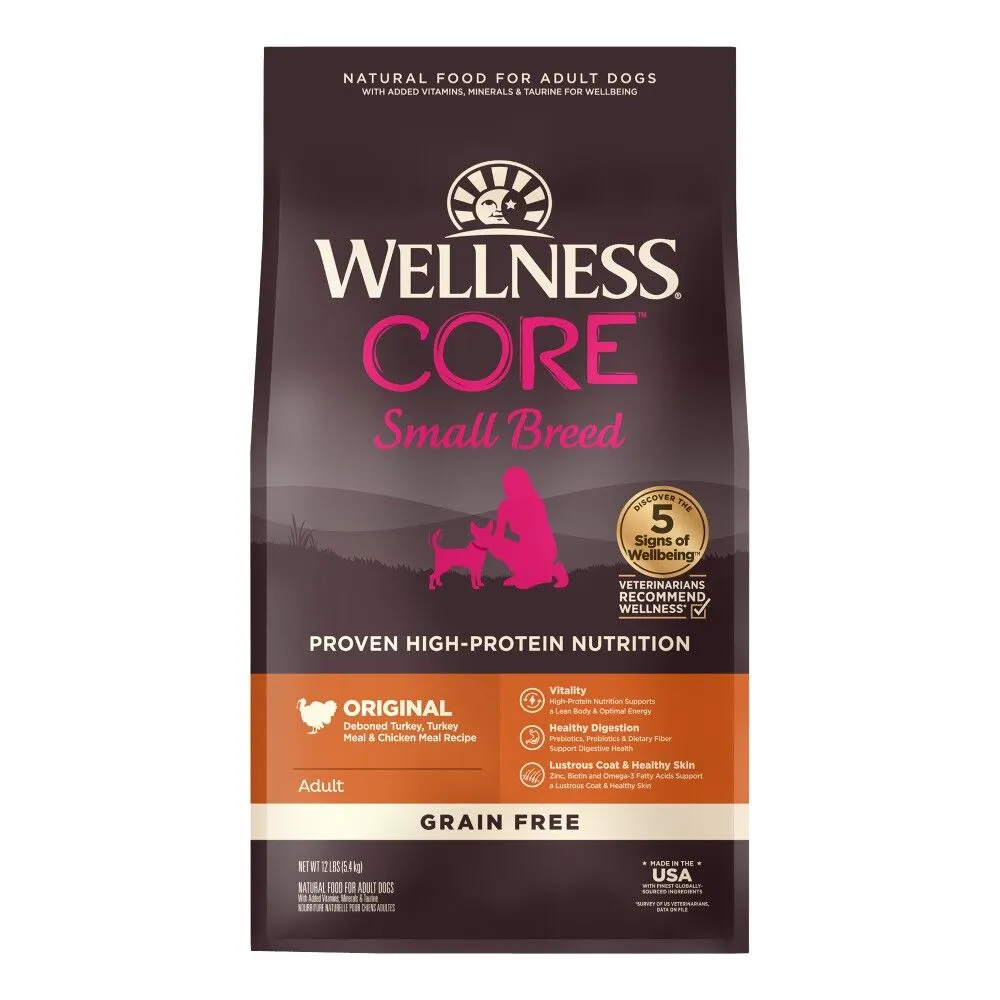 Wellness CORE 無榖物系列 小型成犬配方．4lb/12lb