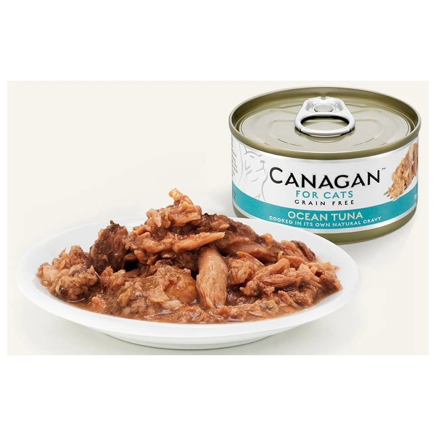 Canagan 原之選 天然無穀物貓糧罐頭 吞拿魚．75g