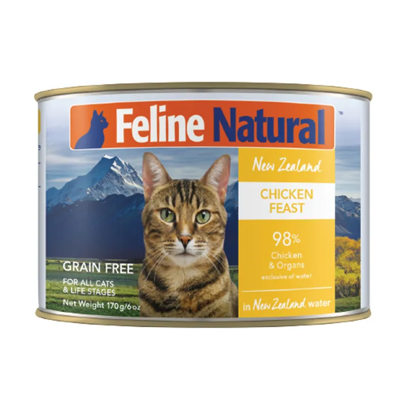 Feline Natural F9 雞肉主食貓罐頭．170g