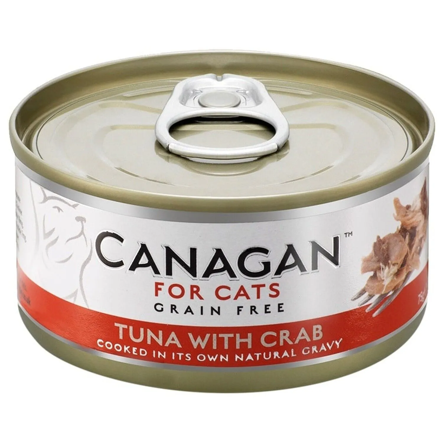 Canagan 原之選 天然無穀物貓糧罐頭 吞拿魚+蟹肉．75g
