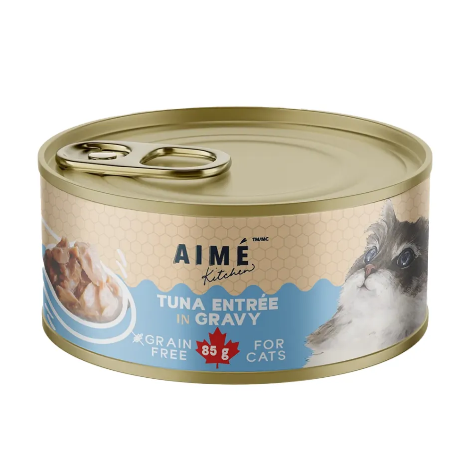 Aime Kitchen 啖啖肉補水系列 無穀物貓罐 鮮吞拿魚．85g