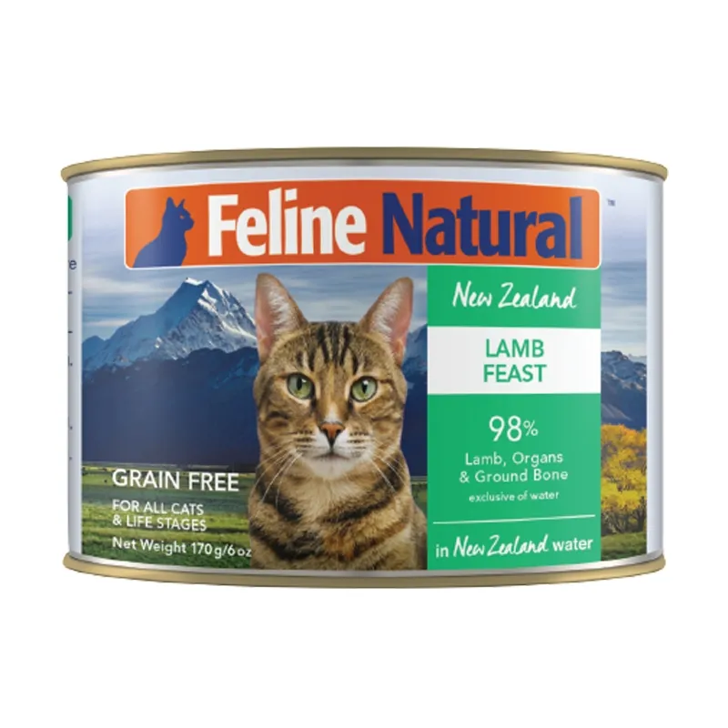 Feline Natural F9 羊肉主食貓罐頭．170g