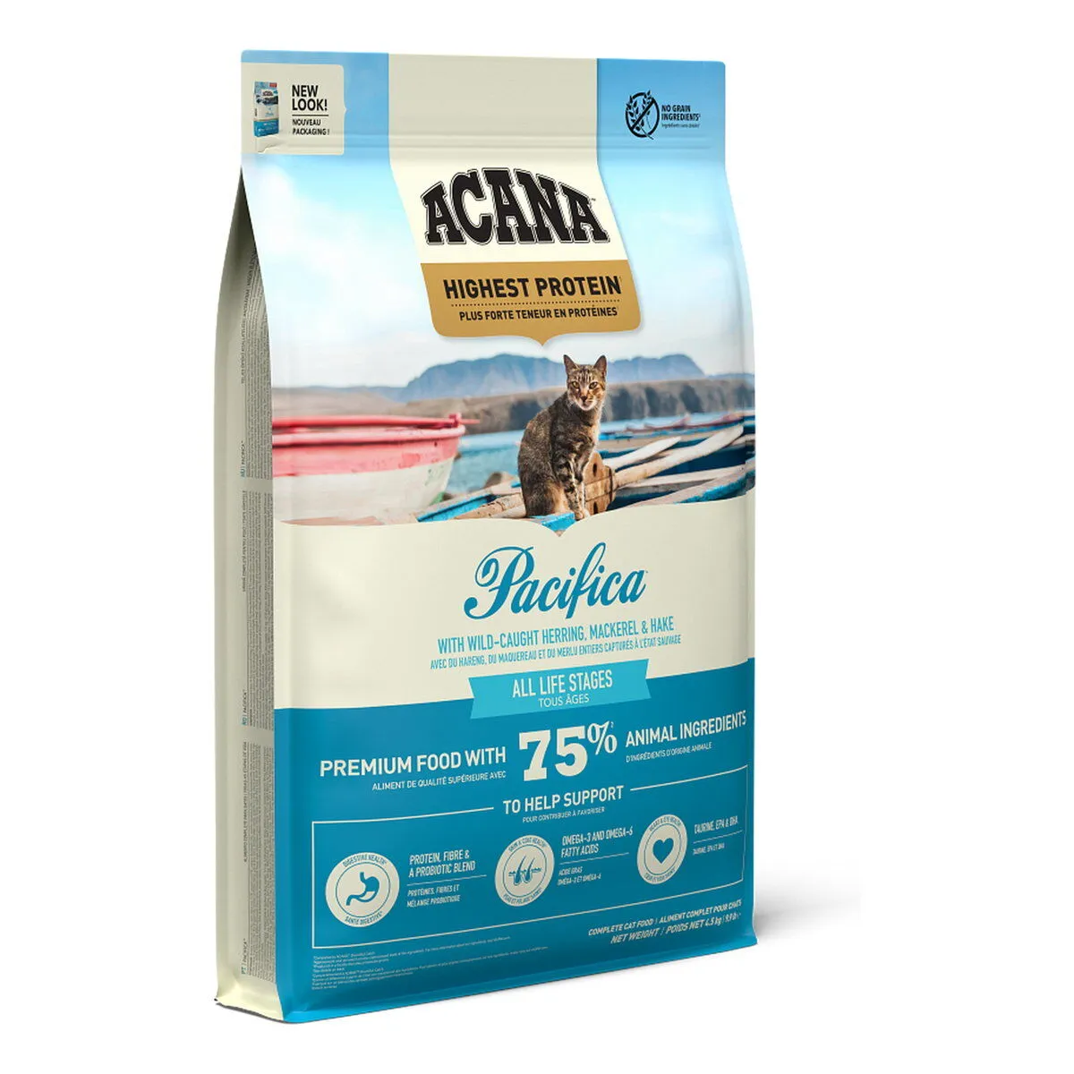 Acana 愛肯拿 貓乾糧 無穀物太平洋(魚肉)．1.8kg / 4.5kg