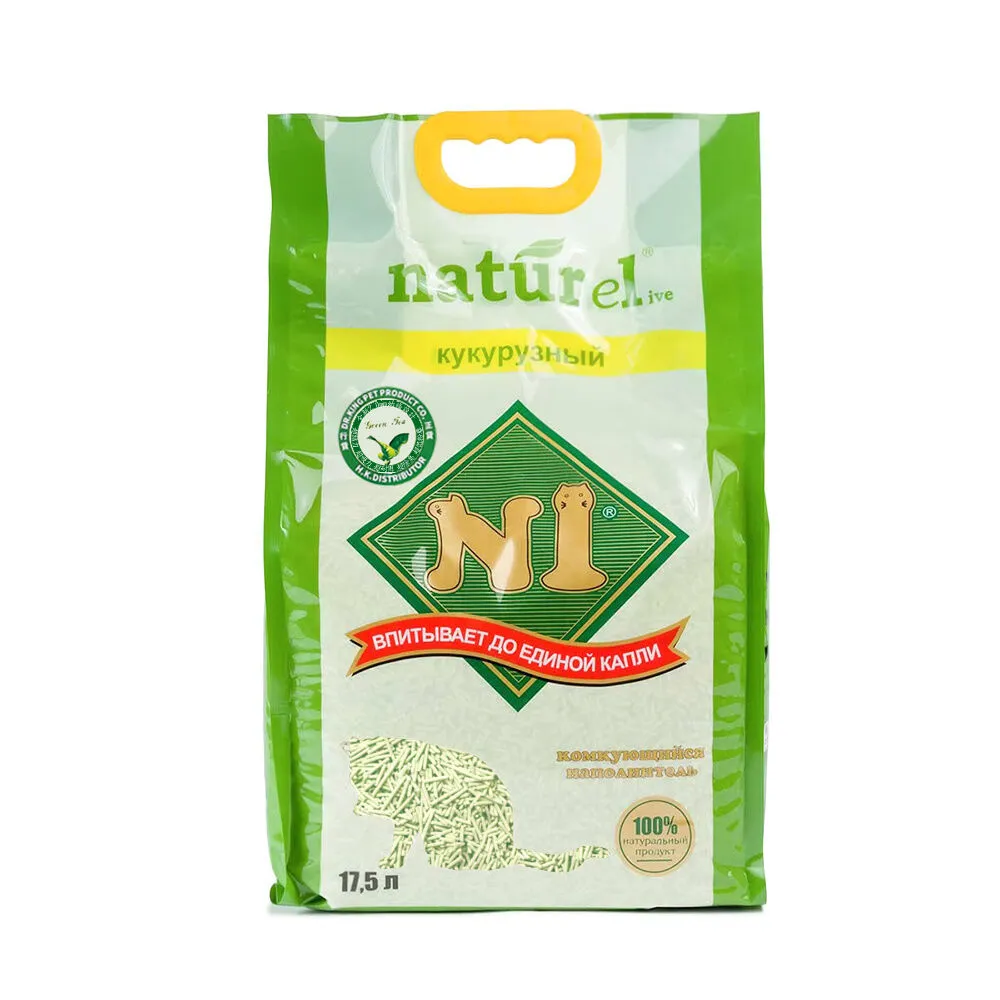 N1 Nature 天然玉米豆腐貓砂 幼條2.0mm 綠茶味．17.5L