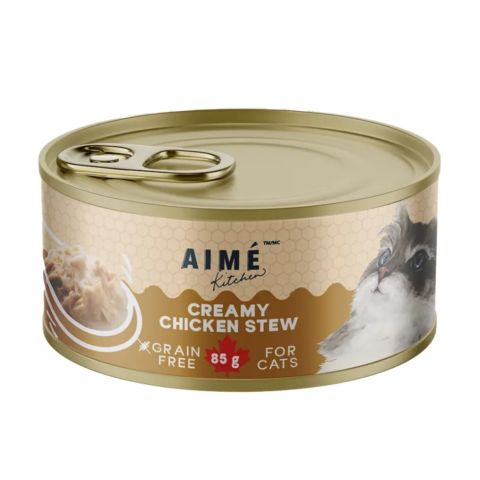 Aime Kitchen 啖啖肉補水系列 無穀物貓罐 鮮雞肉濃湯．85g