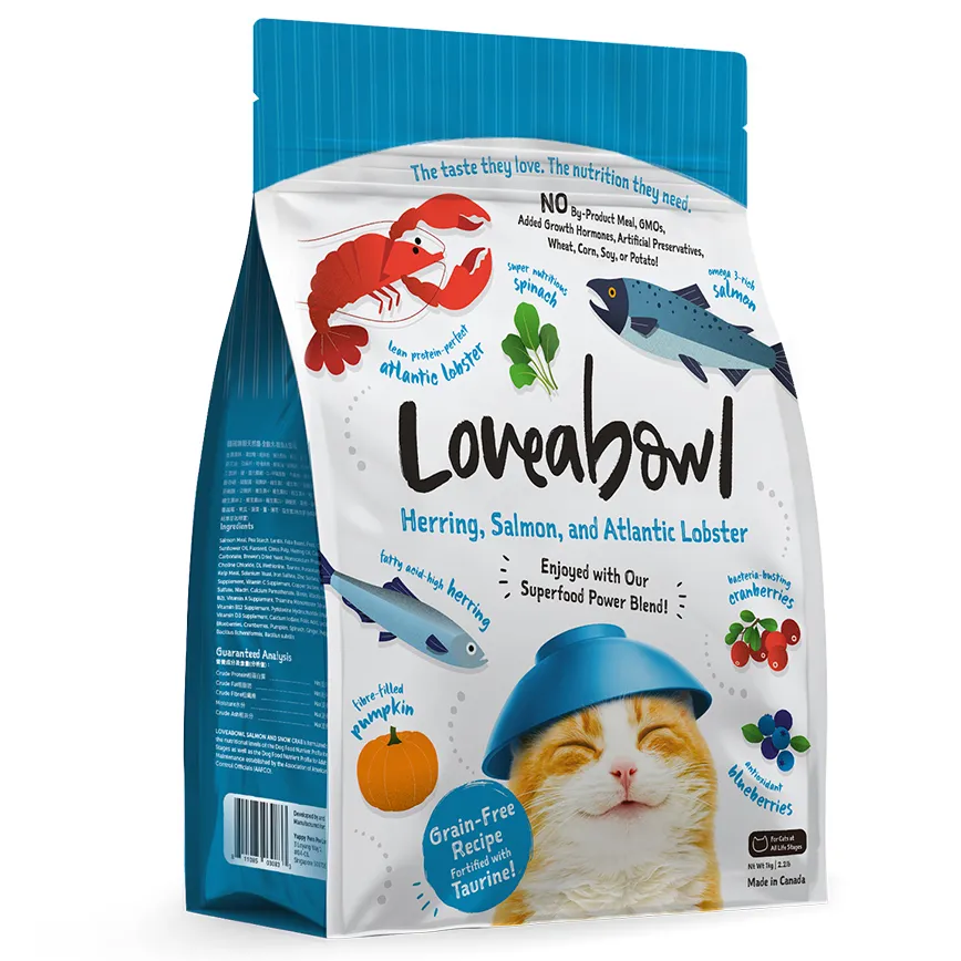 Loveabowl 无谷物全猫粮 龙虾双鱼海鲜配方．1kg/ 4.08kg