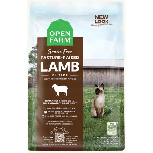 Open Farm 無穀物貓糧 Pasture-Raised LAMB 放養羊+蔬菜．4lb/8lb