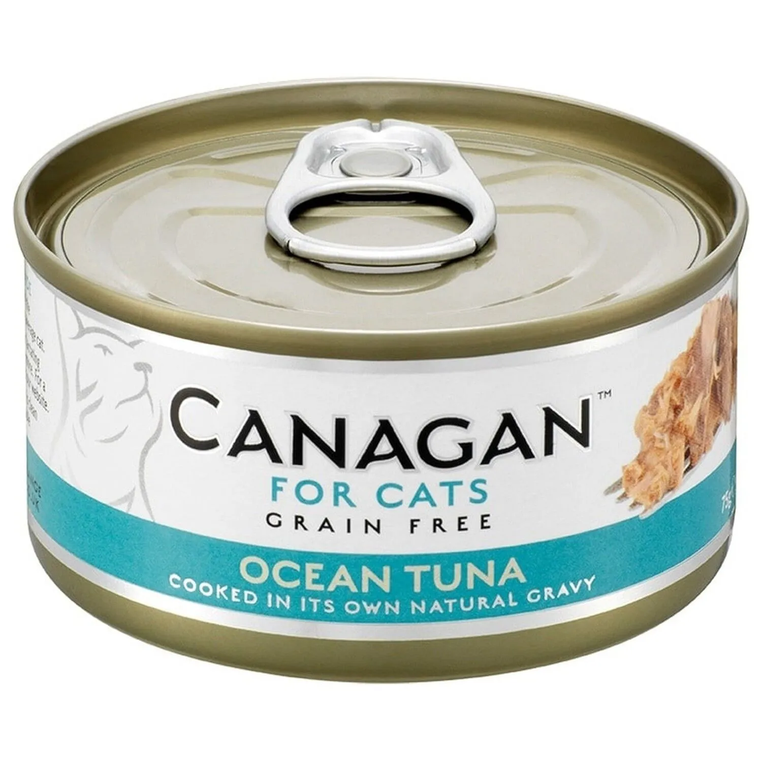 Canagan 原之選 天然無穀物貓糧罐頭 吞拿魚．75g