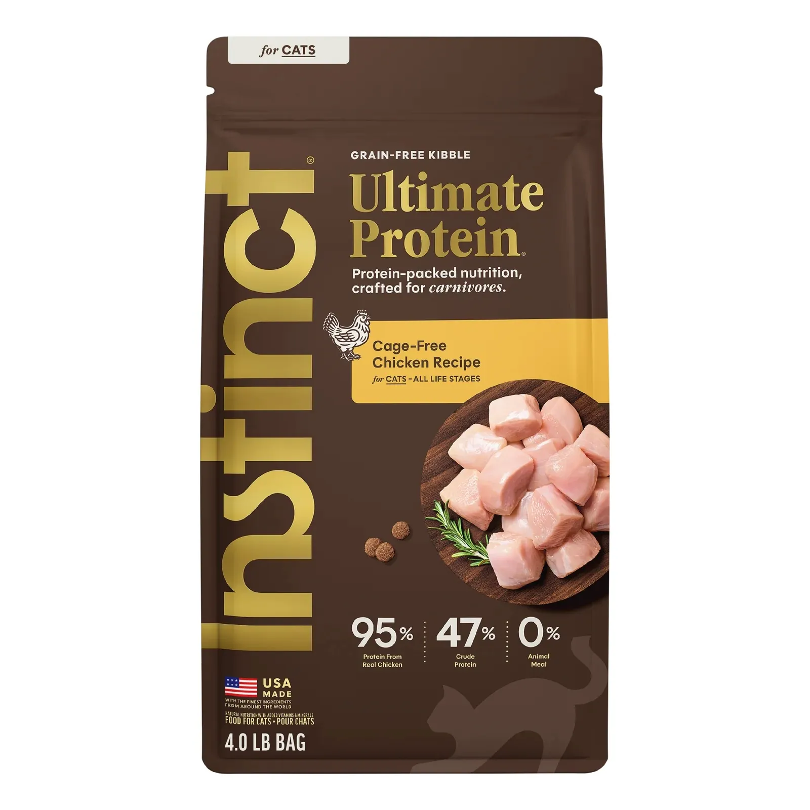 Instinct 本能 無穀物頂級蛋白質系列 雞肉配方.4lb/10lb