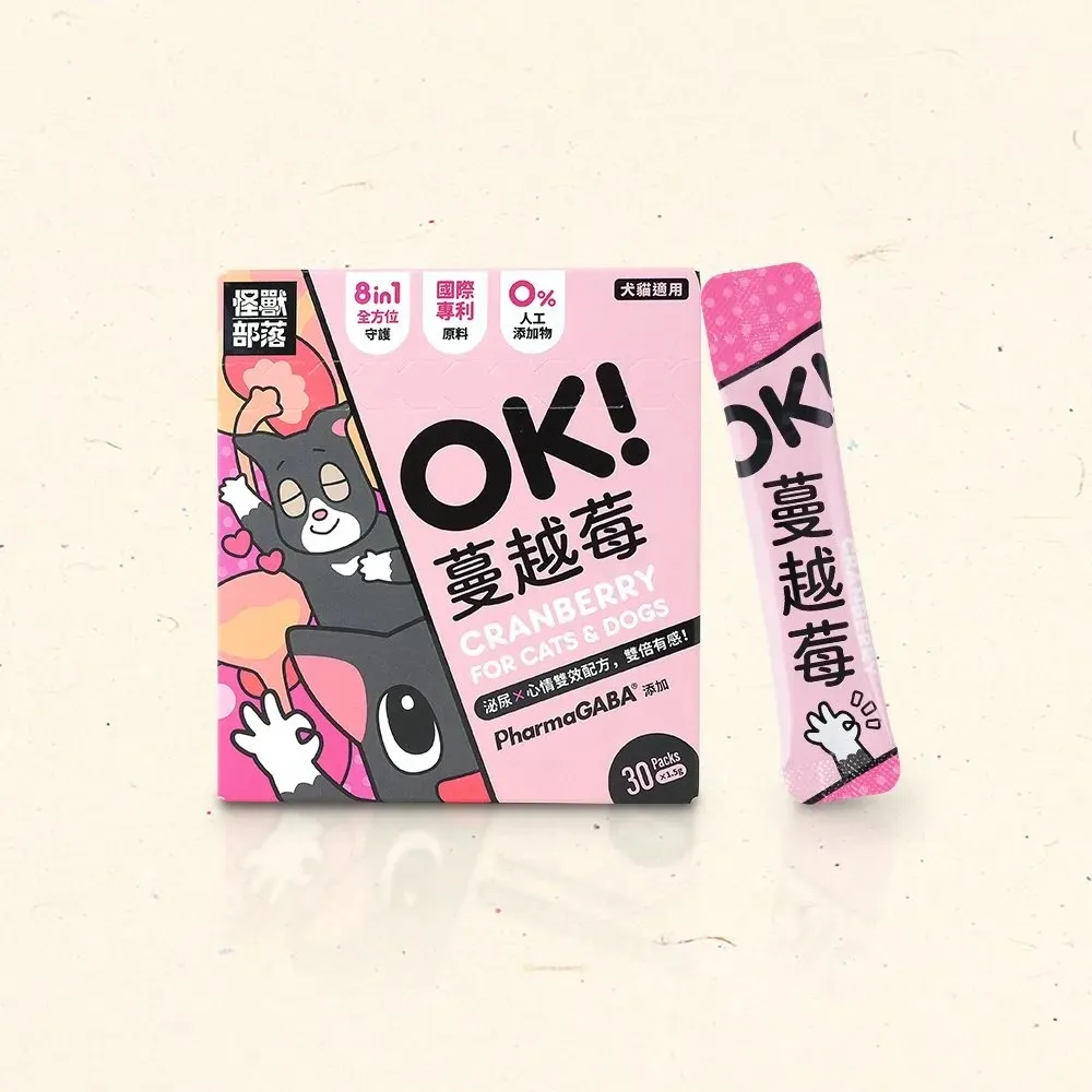 怪兽部落 OK！蔓越莓．1.5g x30包