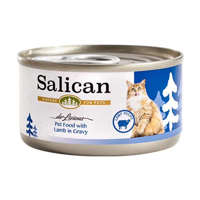 Salican 挪威森林 羊肉配方(肉汁) 貓罐頭．85g