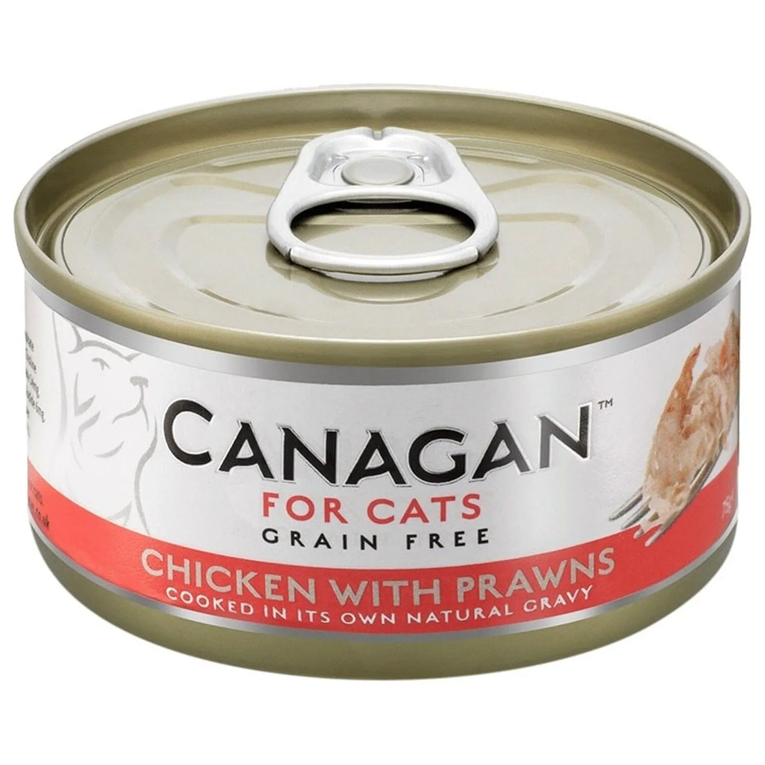 Canagan 原之选 天然无谷物猫粮罐头 鸡肉伴虾肉．75g