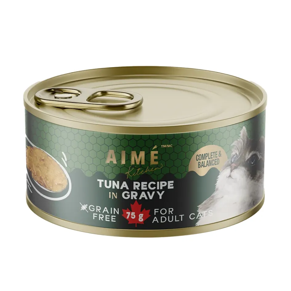 Aime Kitchen 殿堂主食系列 無穀物貓罐 特濃魚汁熬鮮吞拿魚.75g