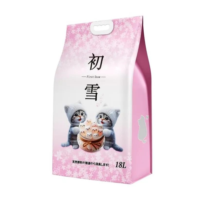 初雪 豆腐貓砂 (原味) 2.0mm．18L