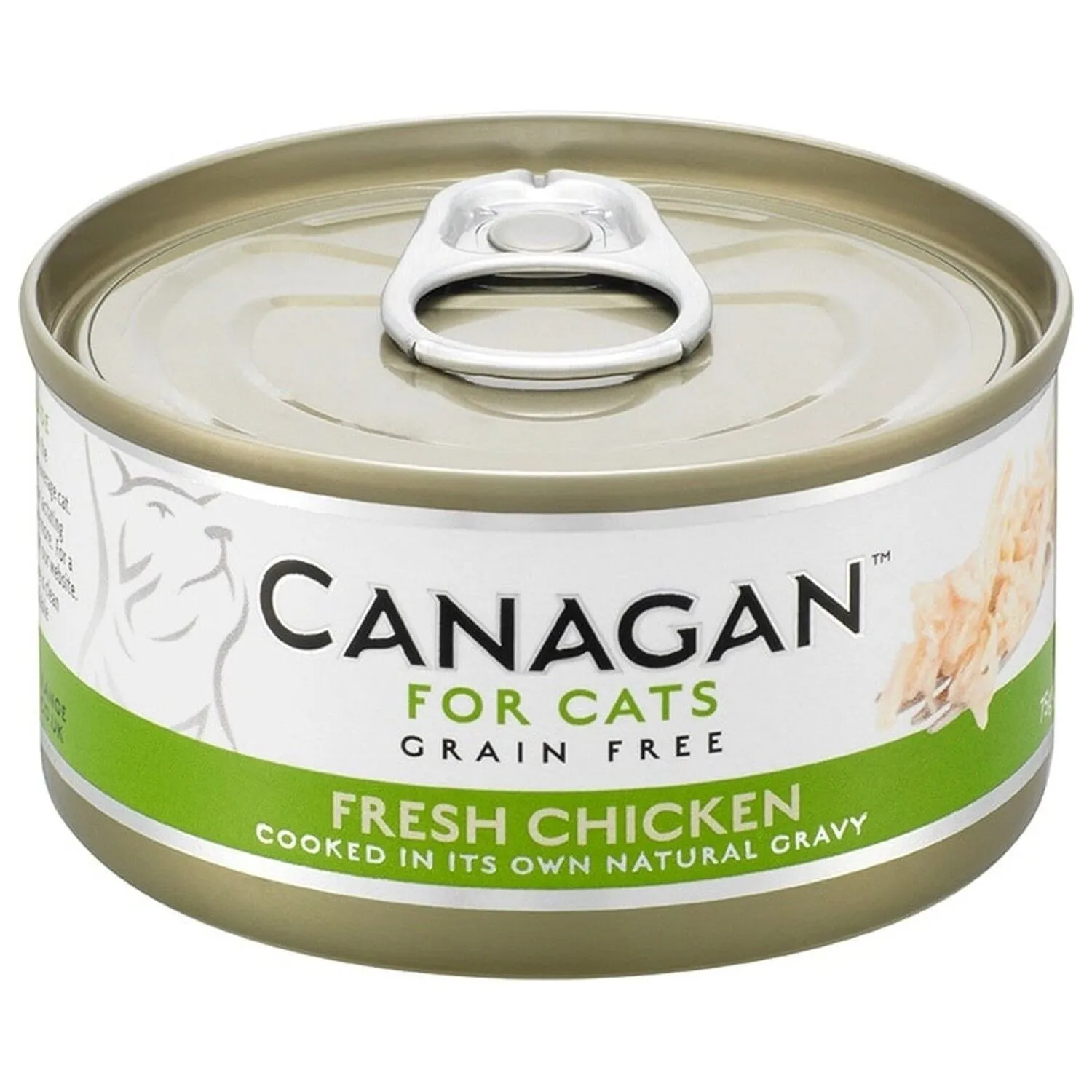 Canagan 原之选 天然无谷物猫粮罐头 鸡肉．75g