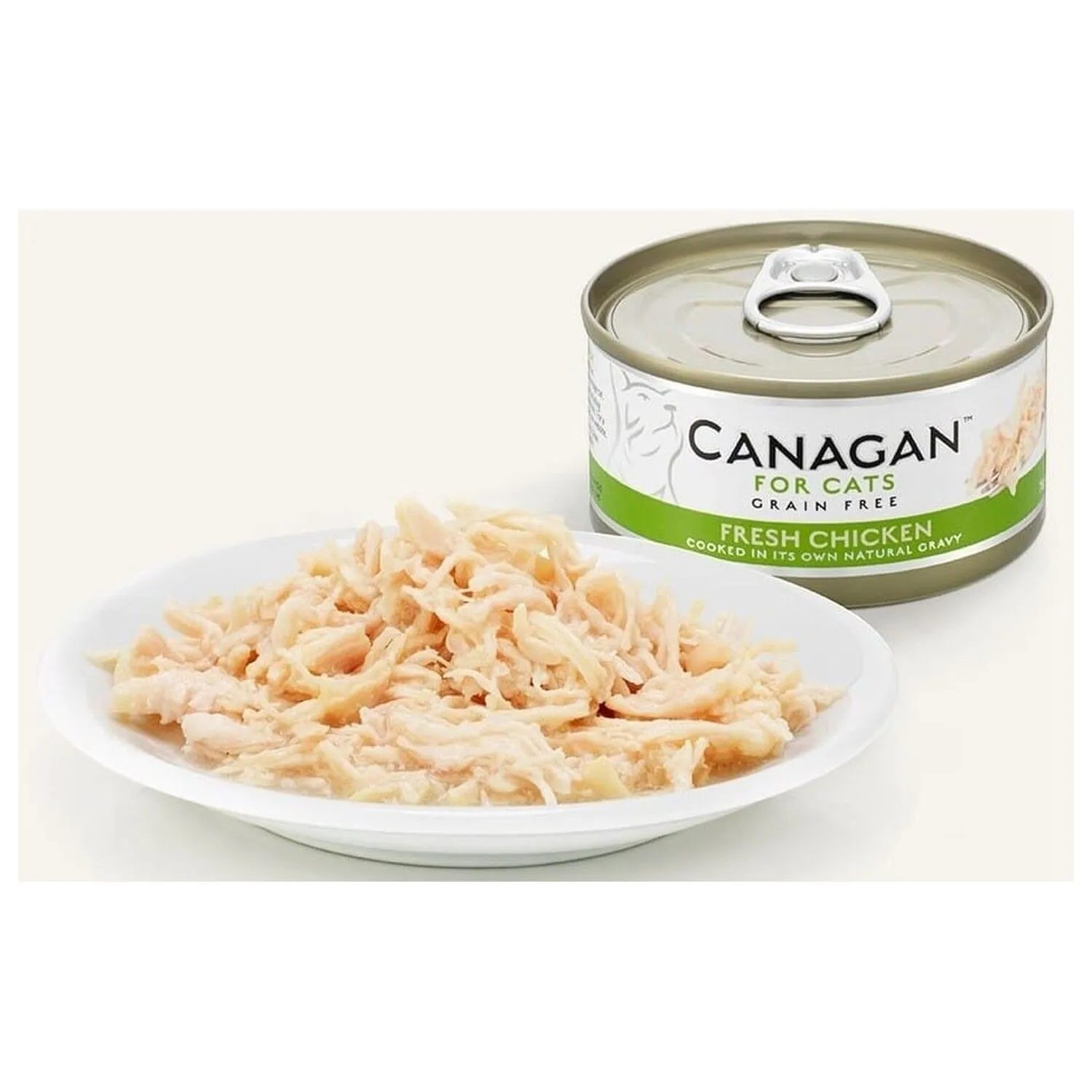 Canagan 原之選 天然無穀物貓糧罐頭 雞肉．75g