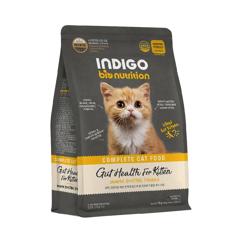 INDIGO 益生菌肠道保护 幼猫干粮 2kg(200g*10包) / 6kg(400g*15包)